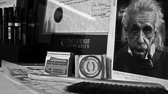 Einstein's photo along with Todd's stamp Einstein's photo along with Todd's stamp
